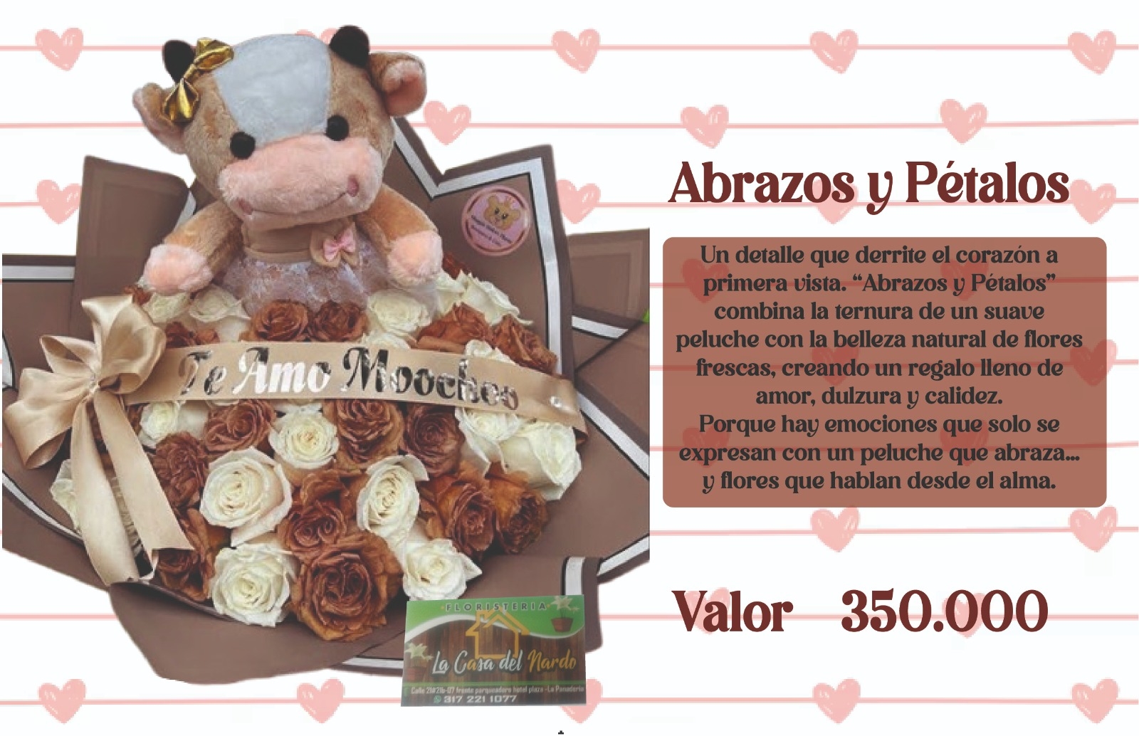 Abrazos y petalos